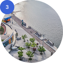 아라뱃길 서해갑문앞